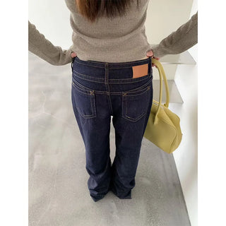 double buckle jeans