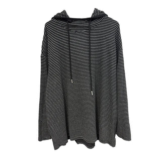 striped hooded sweater