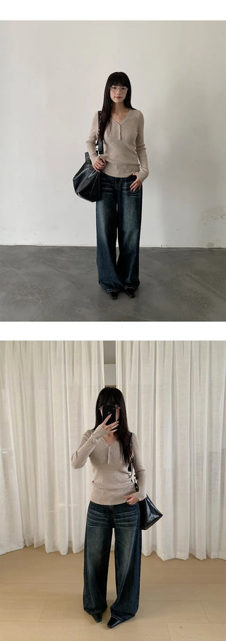 loose scratch jeans