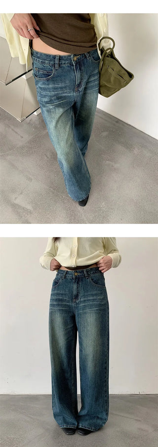 loose scratch jeans