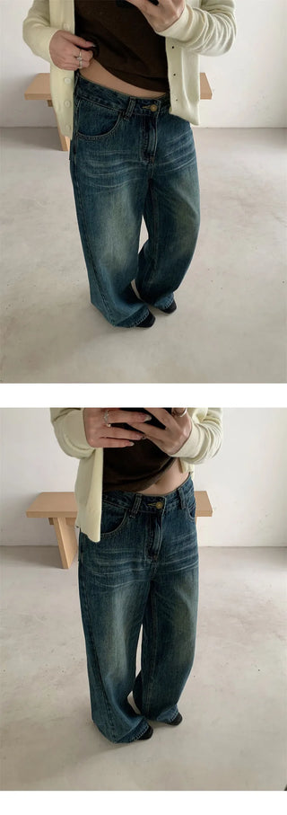 loose scratch jeans