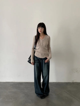 loose scratch jeans