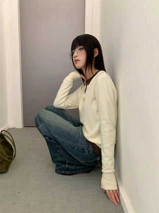 loose scratch jeans