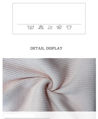 V-neck stripe knit