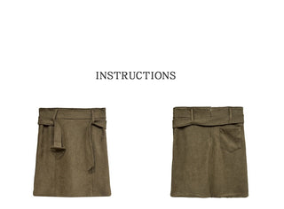 suede midi skirt