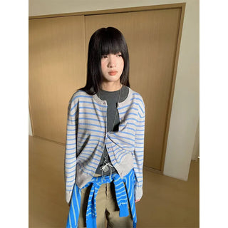vintage stripe cardigan