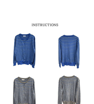 vintage stripe cardigan