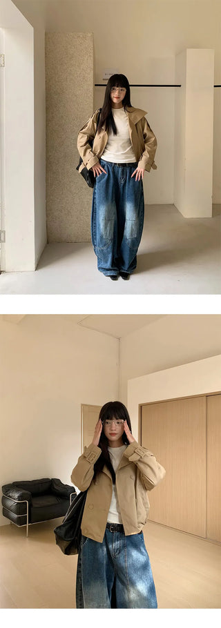 deconstruction wide jeans