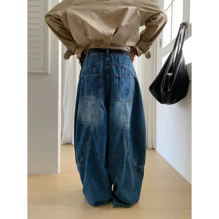 deconstruction wide jeans