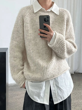 curling design sweater