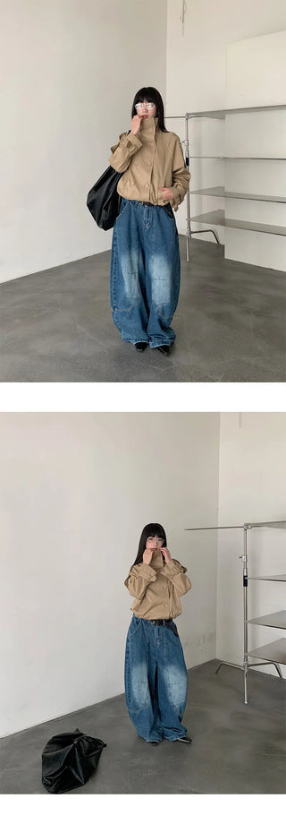 stand collar coat