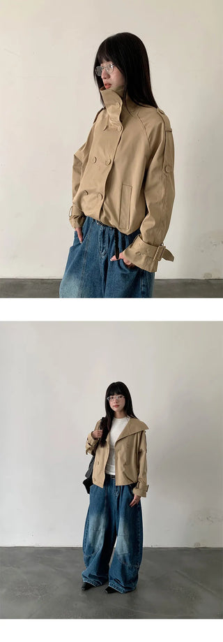 stand collar coat