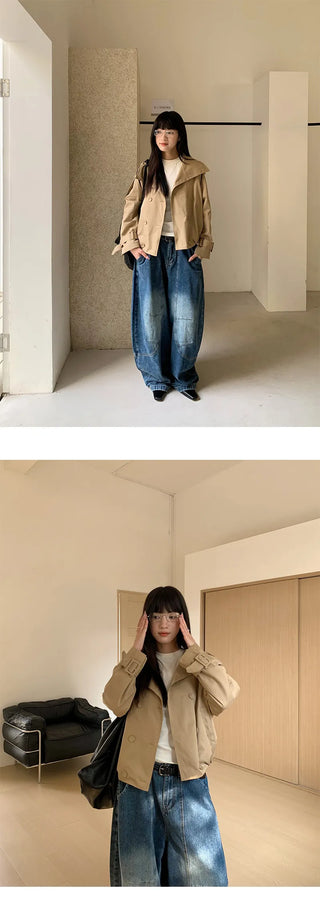 stand collar coat