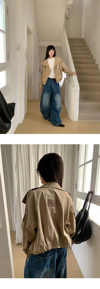stand collar coat