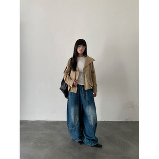 stand collar coat