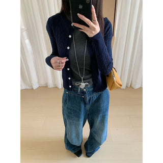 stitching wide pants