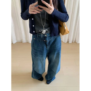 stitching wide pants