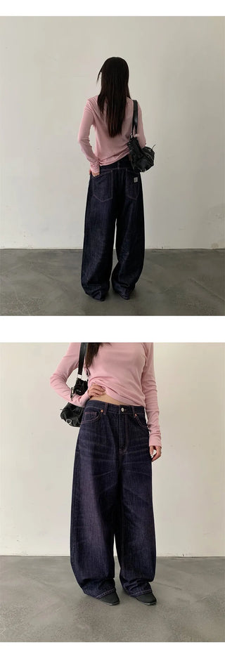 street wide jeans