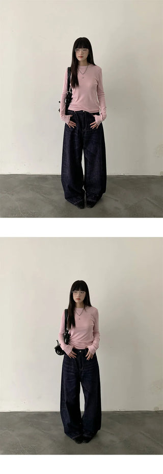 street wide jeans
