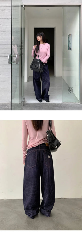 street wide jeans