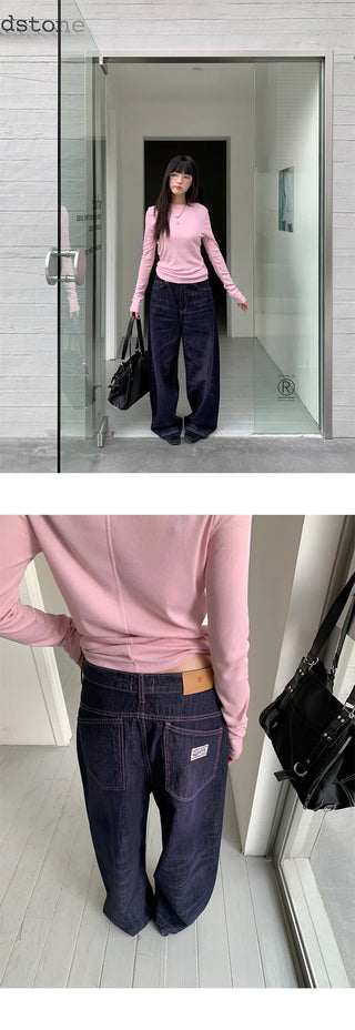 street wide jeans