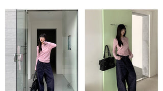 street wide jeans
