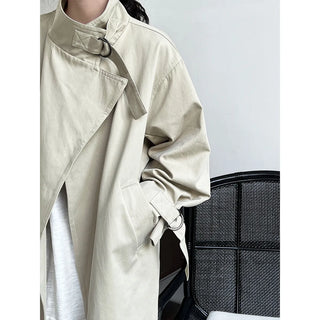 mid-length trench coat