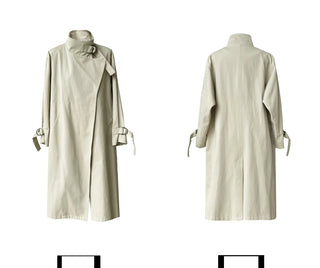 mid-length trench coat