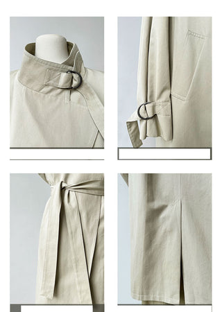 mid-length trench coat