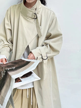 mid-length trench coat