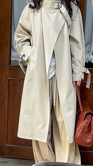 mid-length trench coat