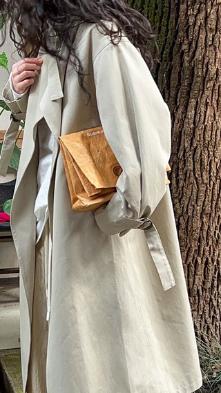 mid-length trench coat