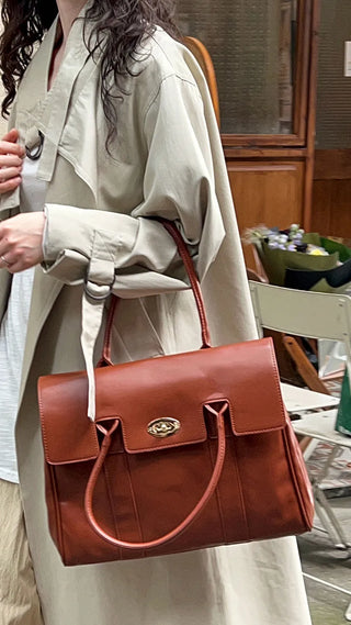 mid-length trench coat