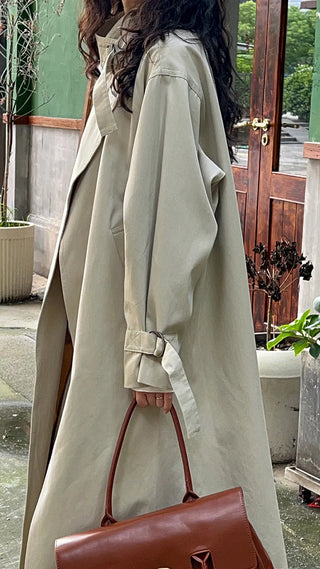 mid-length trench coat