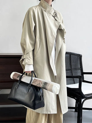 mid-length trench coat