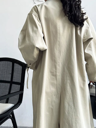 mid-length trench coat