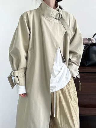 mid-length trench coat