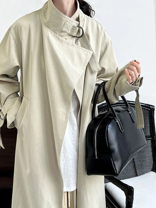 mid-length trench coat