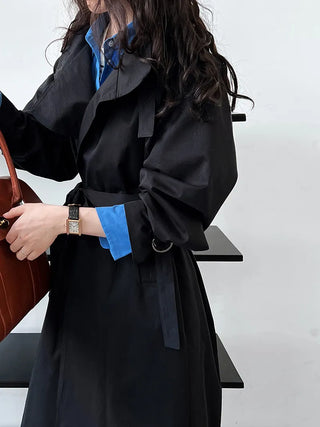 mid-length trench coat