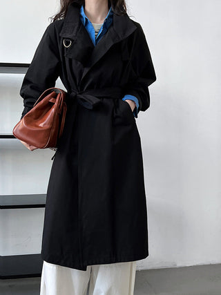 mid-length trench coat