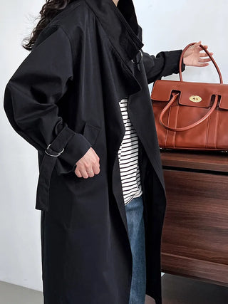 mid-length trench coat
