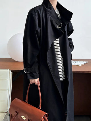 mid-length trench coat