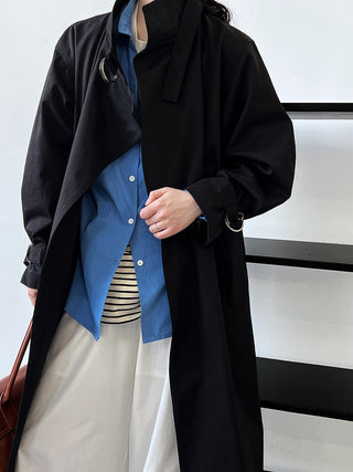 mid-length trench coat