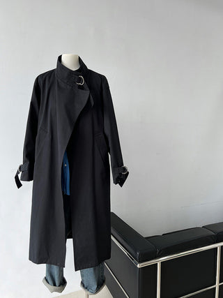mid-length trench coat