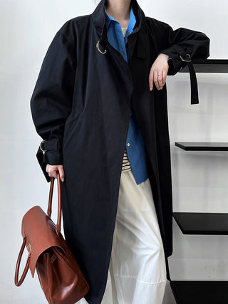 mid-length trench coat