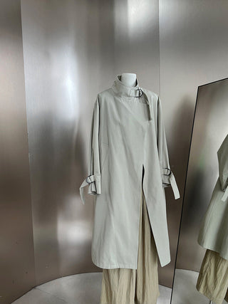mid-length trench coat