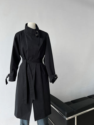 mid-length trench coat