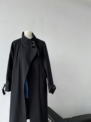 mid-length trench coat