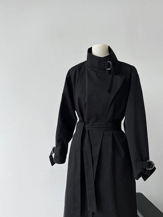 mid-length trench coat