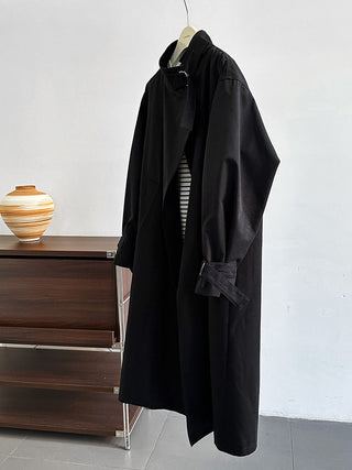 mid-length trench coat
